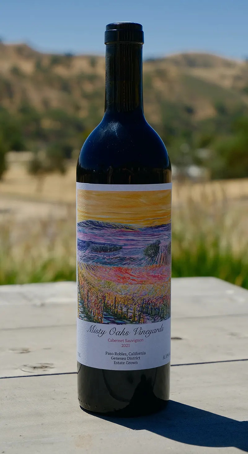2021 Misty Oaks Vineyards Cabernet Sauvignon